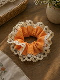 Sunshine Lace Scrunchie